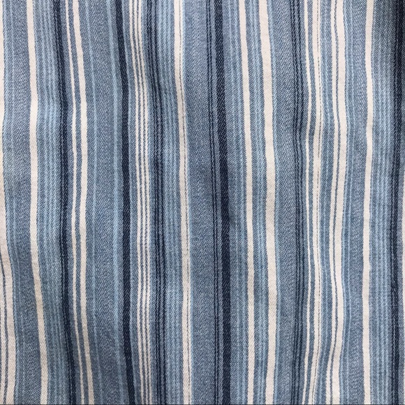 DG2 Diane Gilman Blue Soft Denim Striped Tank Top, EUC, M - Picture 5 of 13